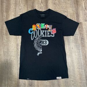 Cookies Black Graphic T-Shirt